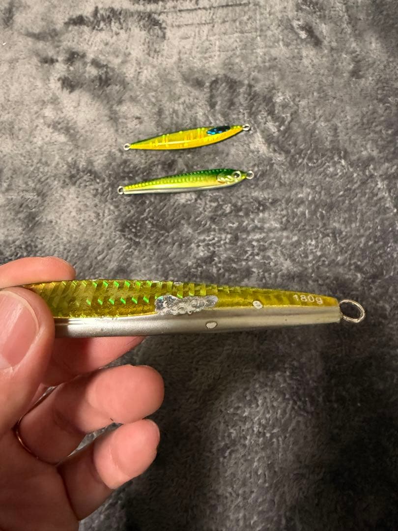 FK TG 150g、TGベイト150g、TGベイト180g3本セット