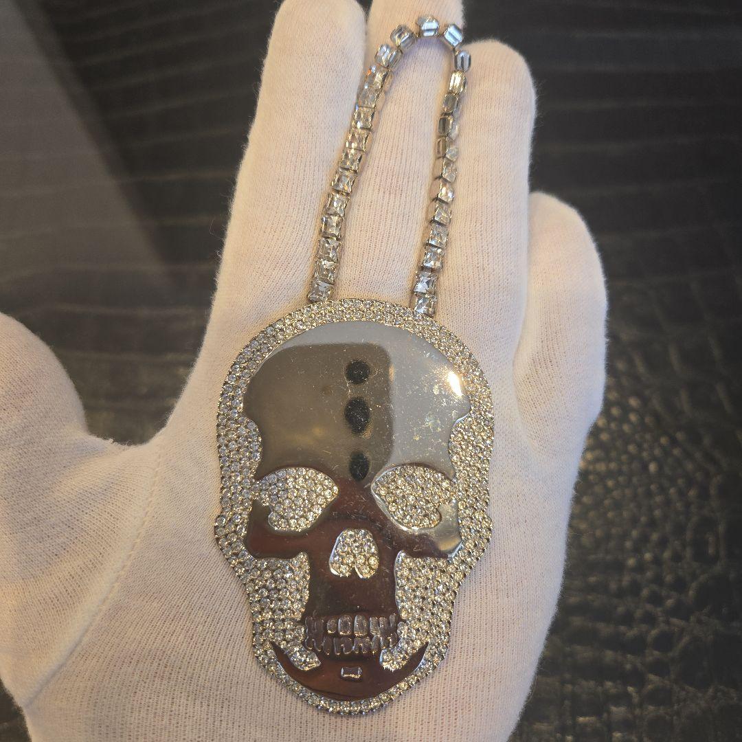 ルシアンペラフィネ スカル バッグチャーム キーホルダー クリスタル ビジュー