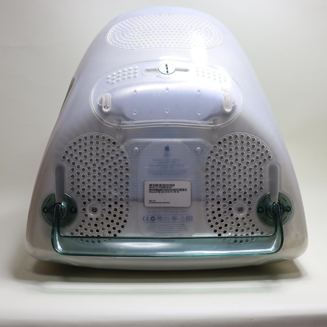 初代iMac スケルトン 電源コード ジャンクキーボード付属 　D-96