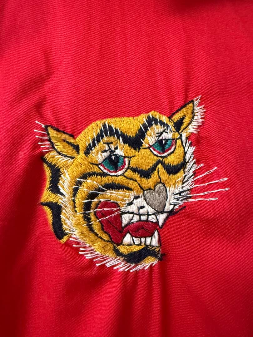 BEAM 赤 スカジャンMサイズ