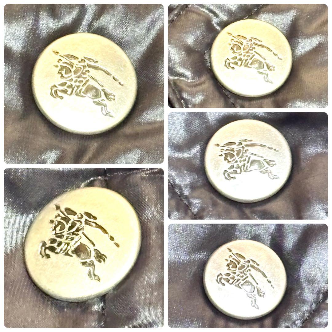 バーバリーブルーレーベル　キルティング　ダウンジャケット　タヌキファー　Mサイズ