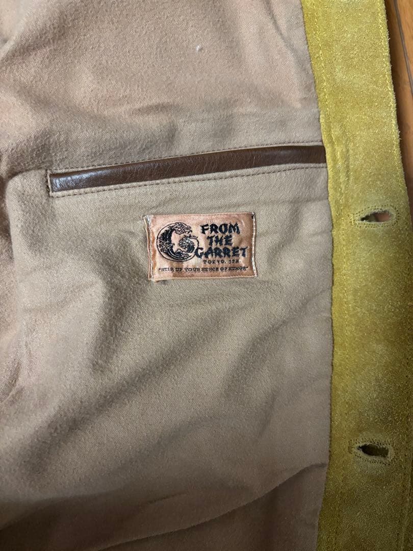 2*i様 1st FROMTHEGARRET スエードジャケット イエローブラウ