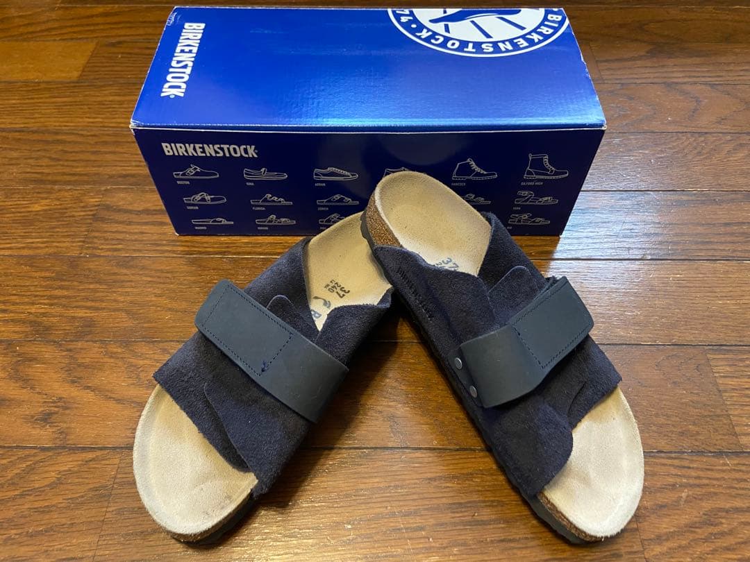 【11/16までSALE】BIRKENSTOCKダークブルーサンダル37