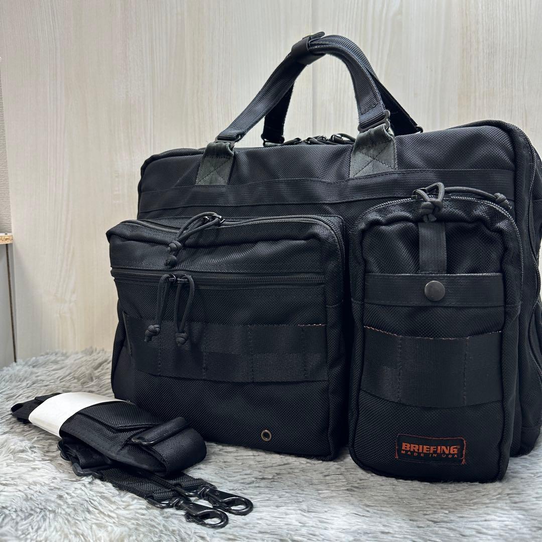 極美品✨BRIEFING ブリーフィング 2way ビジネスバッグ B4 黒