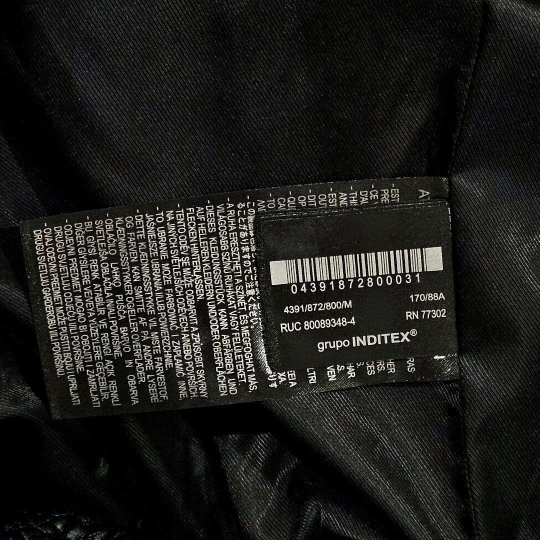 タグ付き新品♡　ZARA　フェイクレザージャケット Mサイズ ブラック　ザラ