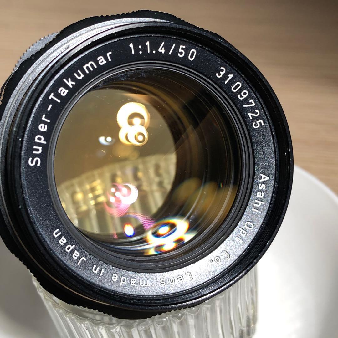 PENTAX super takumar 50mm f1.4 m42マウント