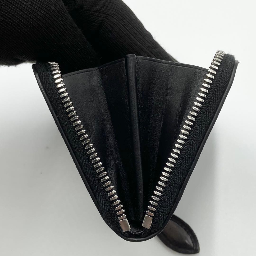 極美品　ベルルッティ　ワパ　ケース　カリグラフィー　レザー　ブラック