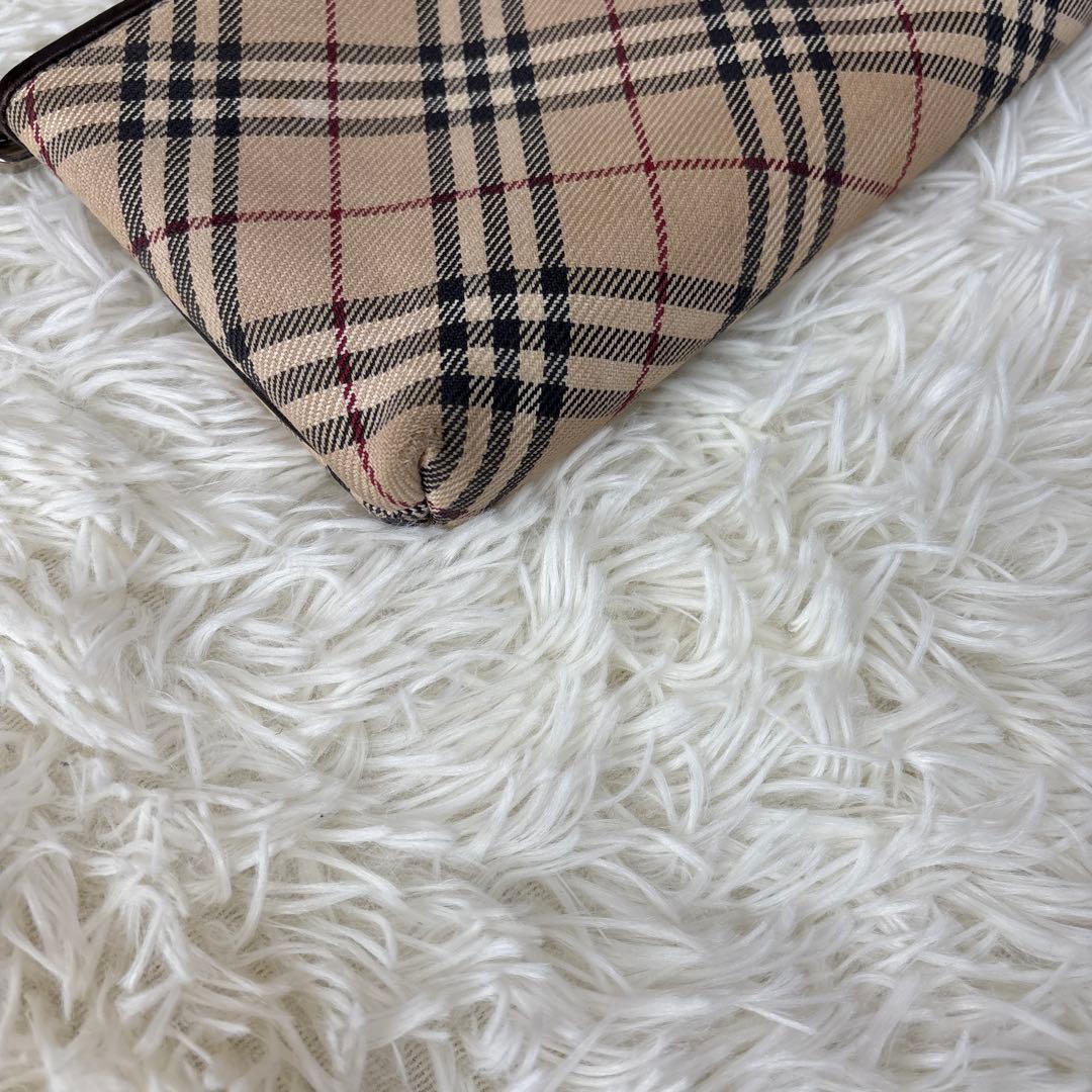 バーバリー ブルーレーベル ショルダーバッグ ノバチェック ポーチ 2way