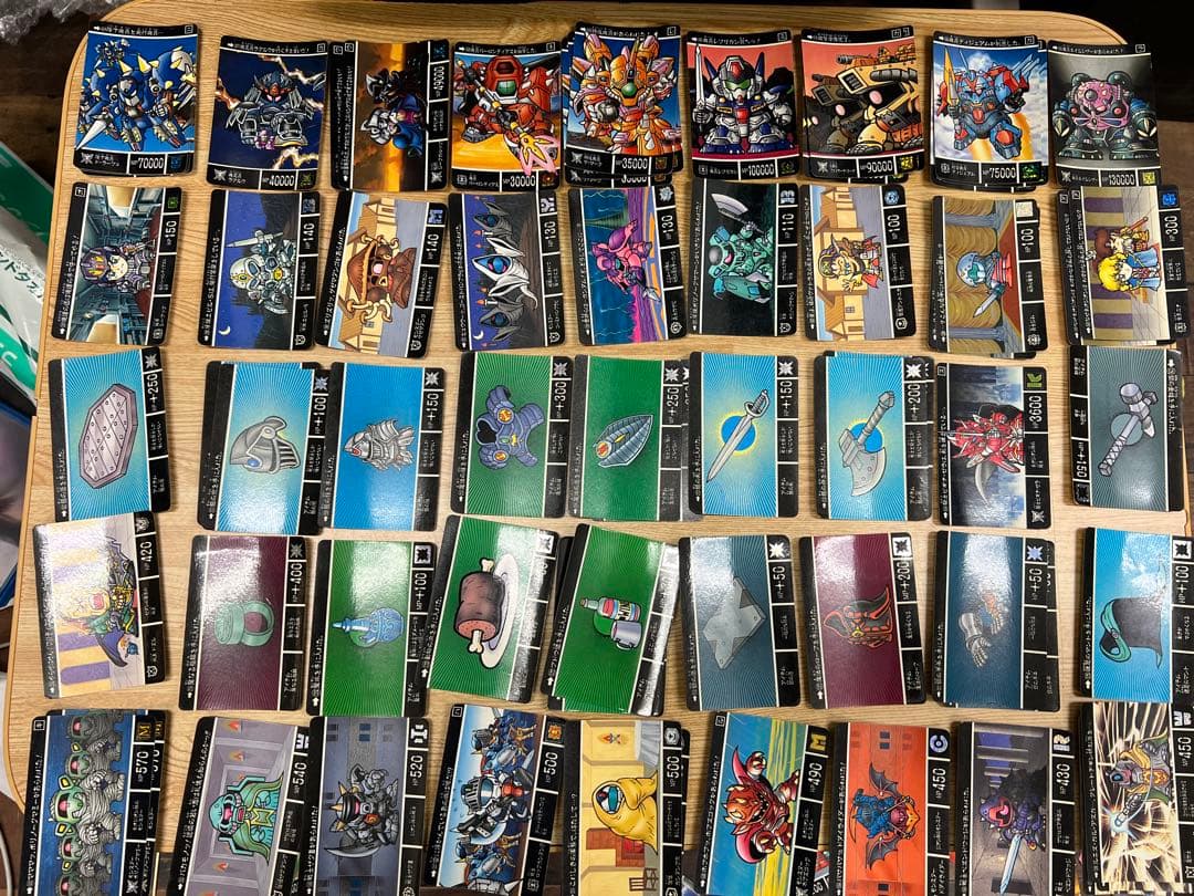 SDガンダム外伝　カードダス　当時品　合計約199枚　被り含んでの枚数