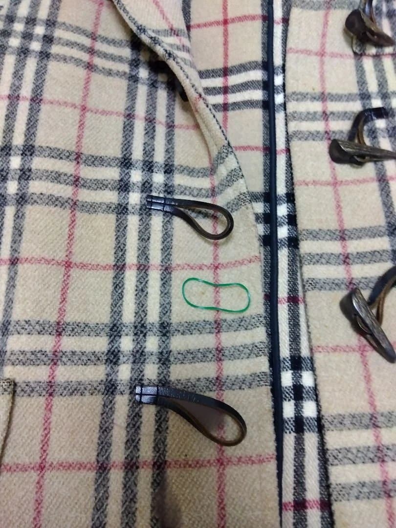 ダッフルコート ノバチェック バーバリーロンドン 150A