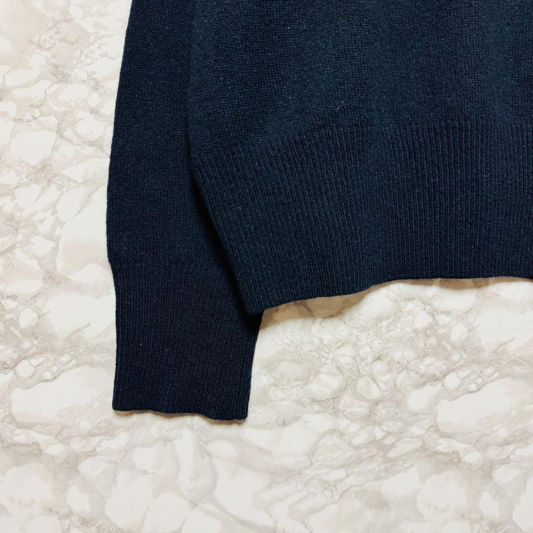 PS Paul Smith ニット ペイズリー風モチーフ刺繍 プルオーバー M