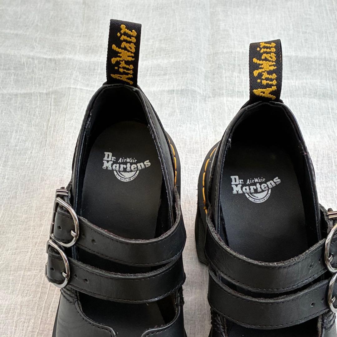【美品】ドクターマーチン メリージェーンシューズ チャンキーヒール UK4 黒