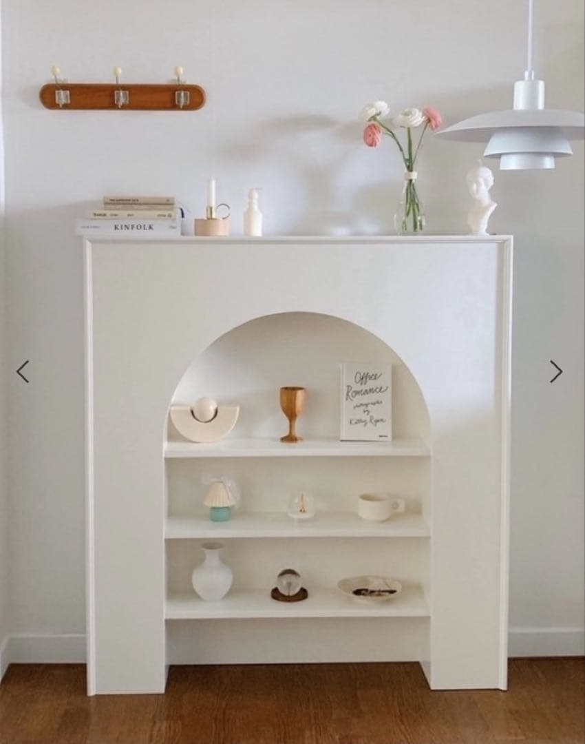 韓国インテリア　french niche mantelpiece マントルピース