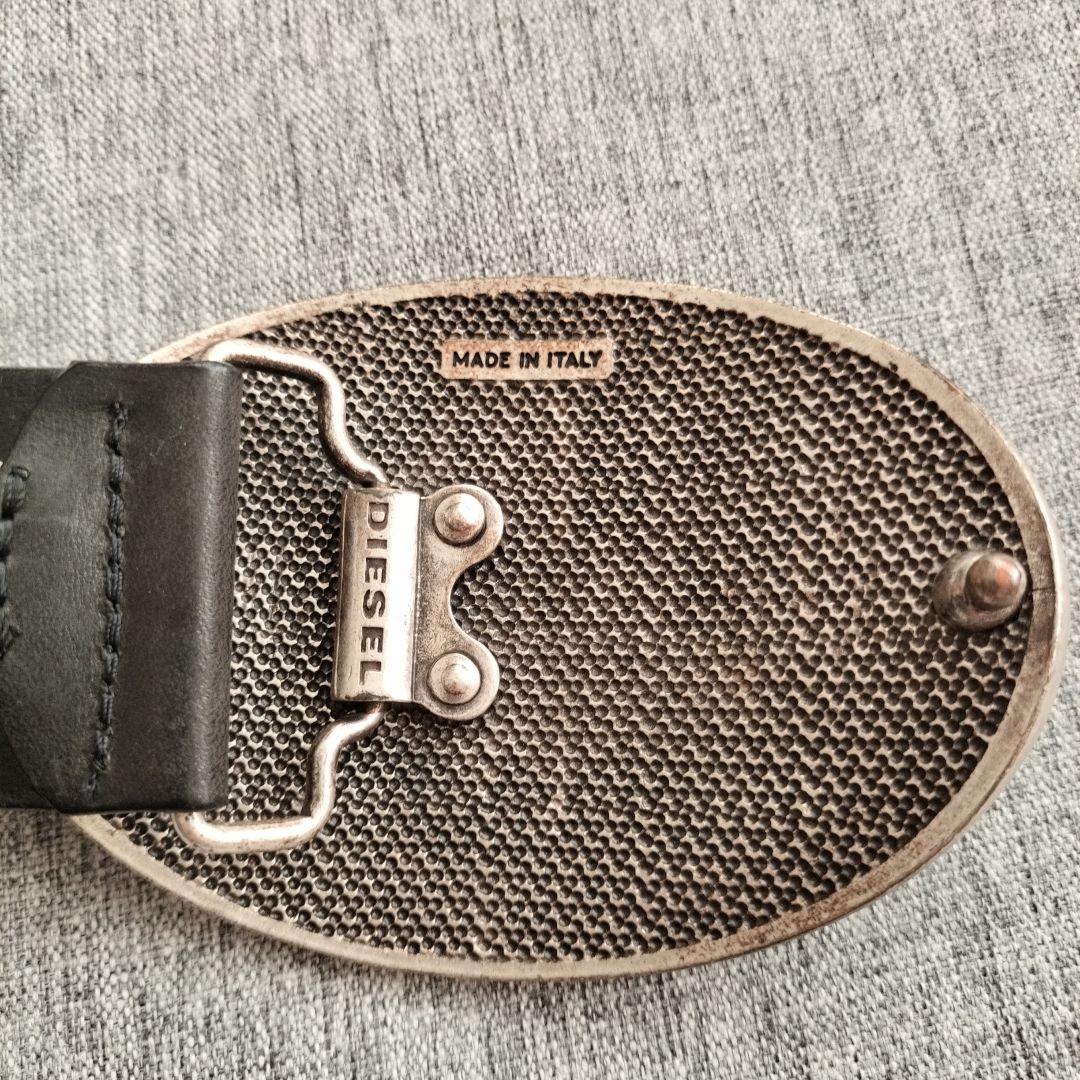 DIESEL◉レザーベルト　バックル　メンズ
