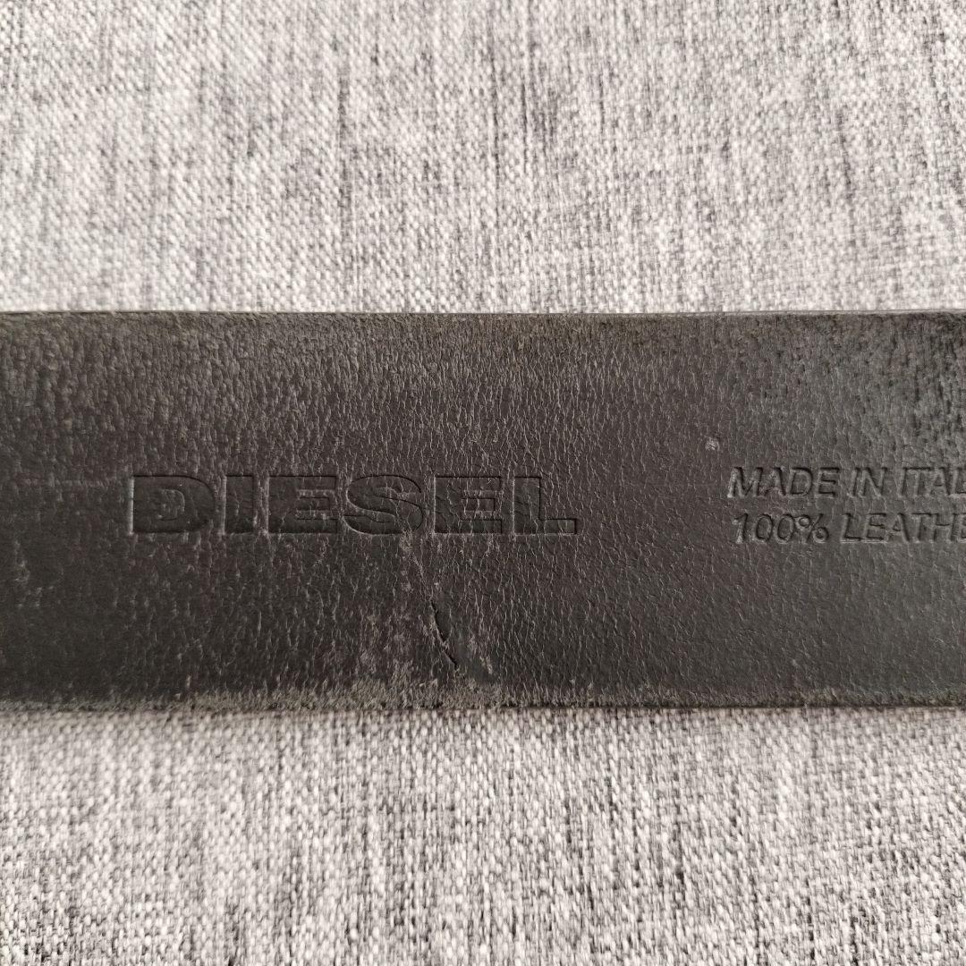 DIESEL◉レザーベルト　バックル　メンズ