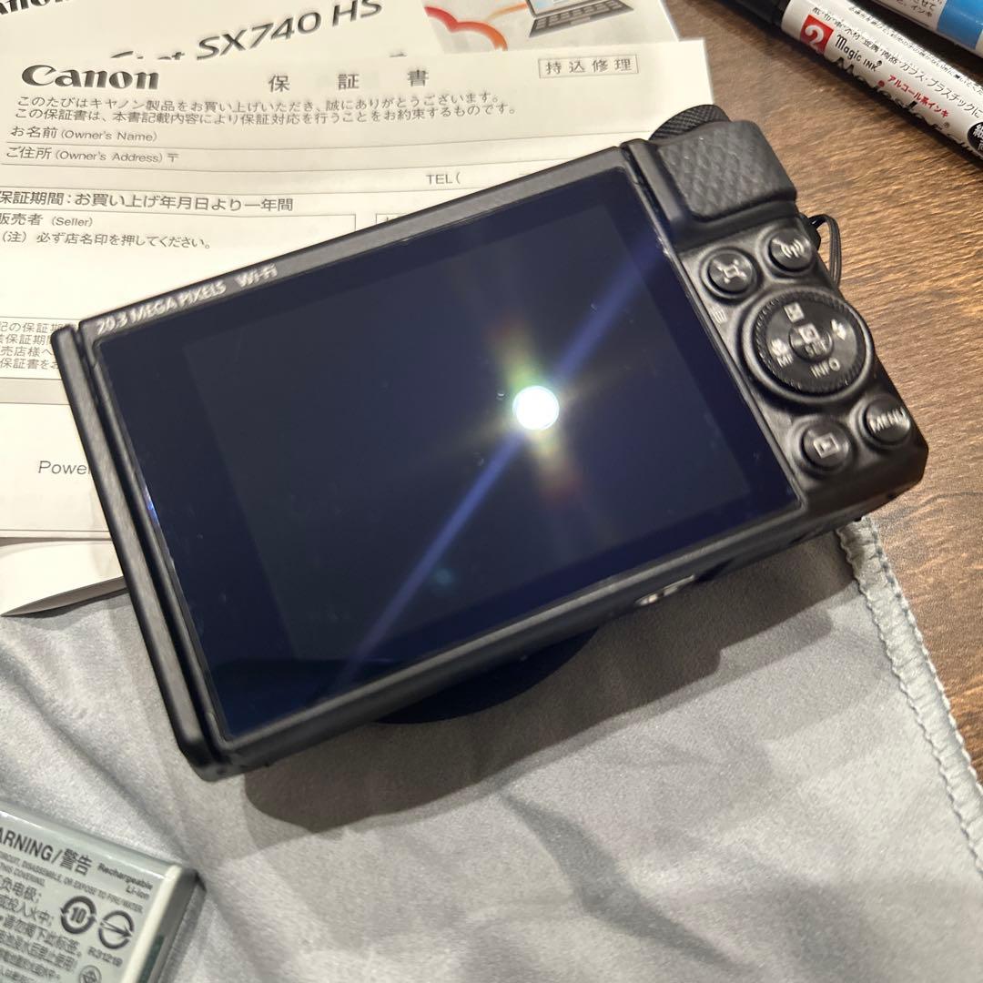 Canon PowerShot SX740 HS 本体 ブラック