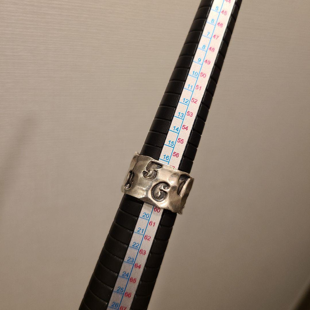 【ヴィンテージ❗️】シルバー ×数字デザイン×メキシカンジュエリーリング