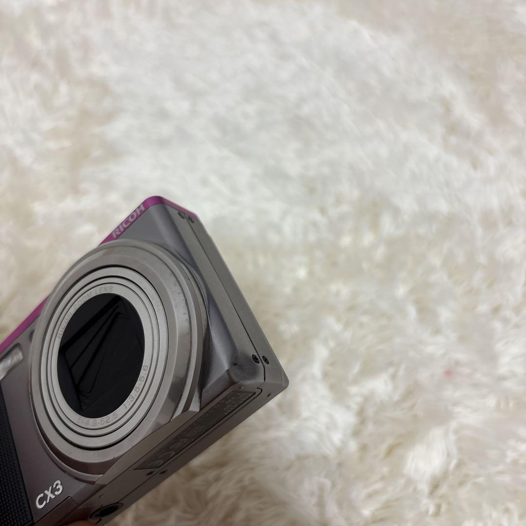 RICOH CX3 コンパクトデジタルカメラ シルバー・ピンク