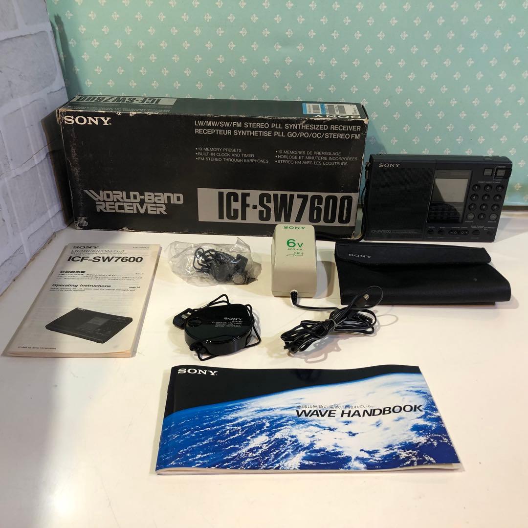 Sony BCLラジオ ICF-SW7600 ワールドバンドレシーバー 通電OK