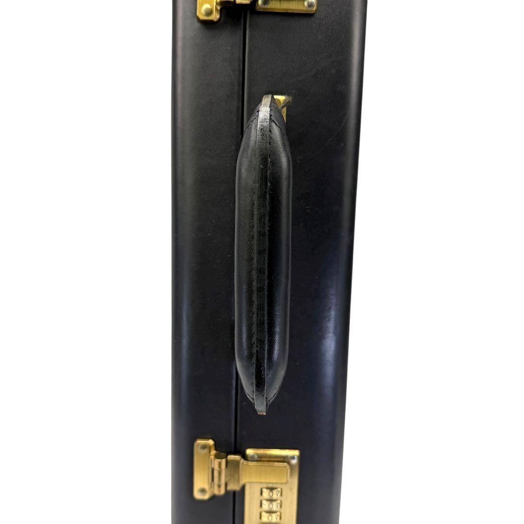美品 OLD COACH アタッシュケース ダイヤルロック レザー ブラック