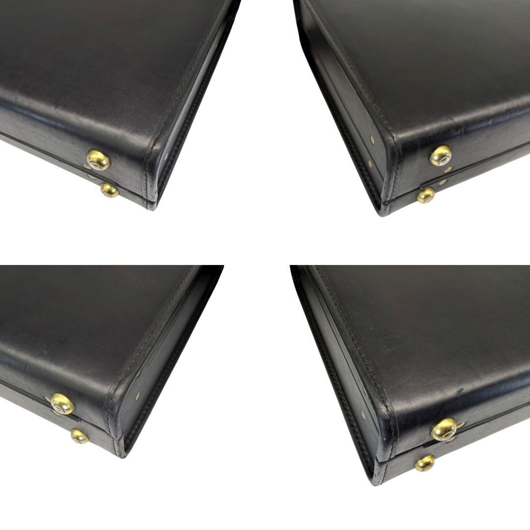 美品 OLD COACH アタッシュケース ダイヤルロック レザー ブラック