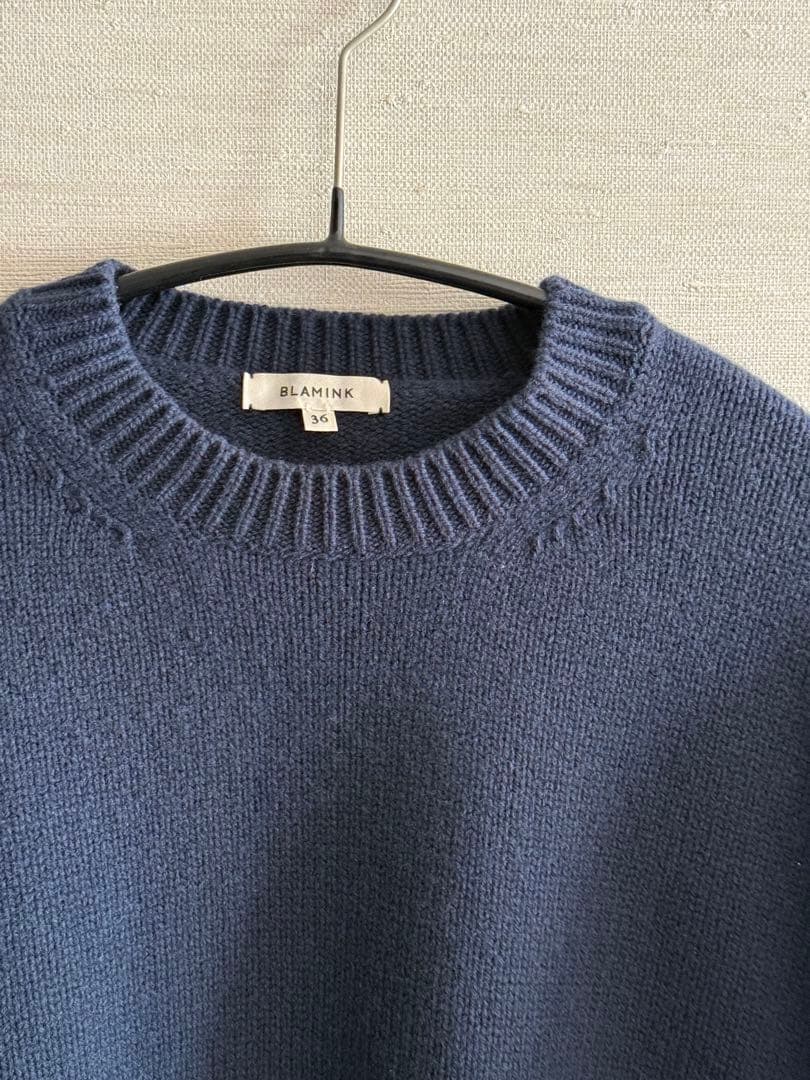 Blaminkブラミンク　ウール/カシミヤニット　チャンキーニット