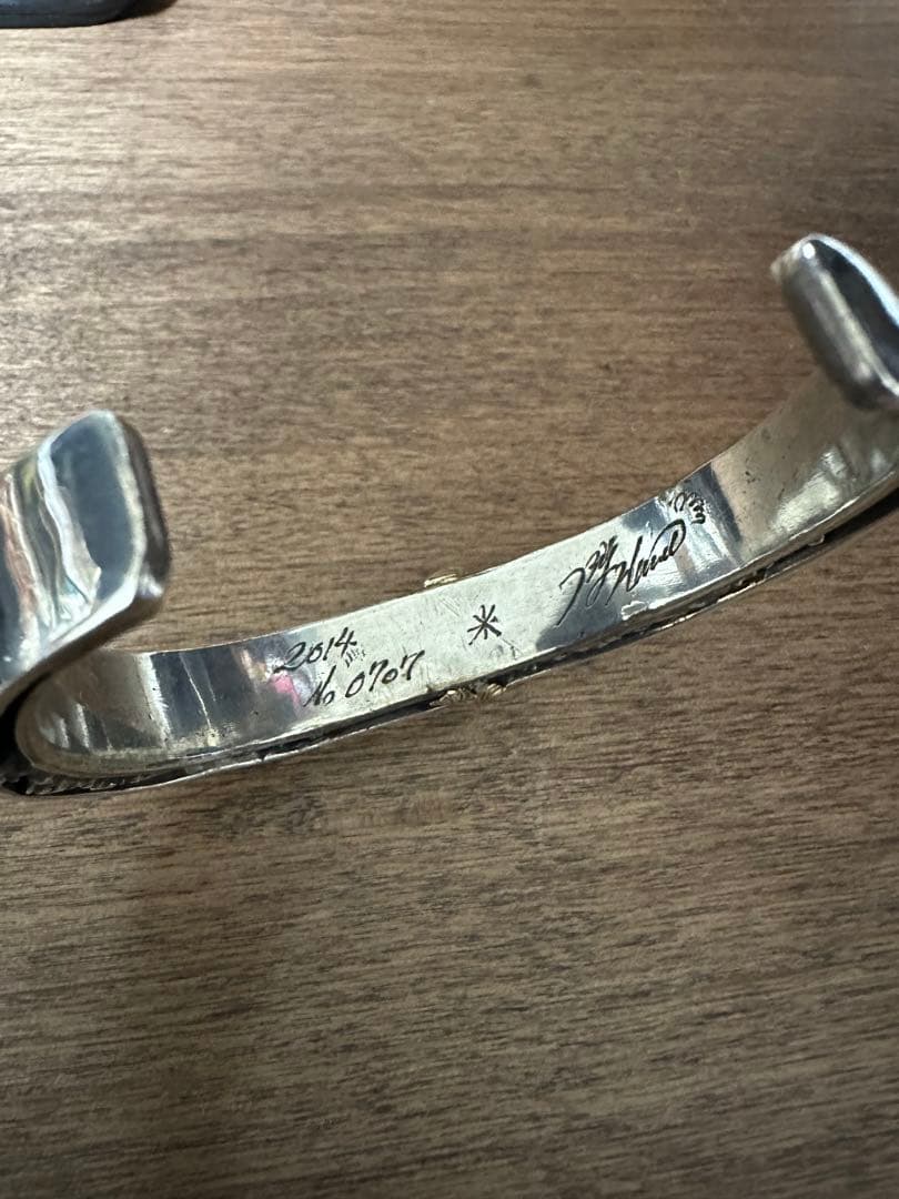 ビッグハンド特注両面3Dバングル