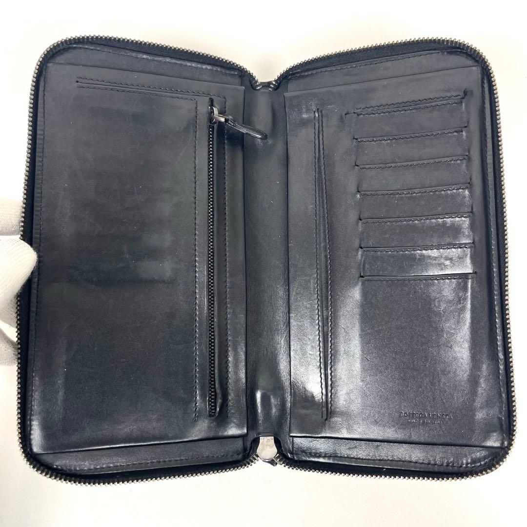 ボッテガヴェネタ　長財布　オーガナイザー　イントレチャート　極美品　レザー