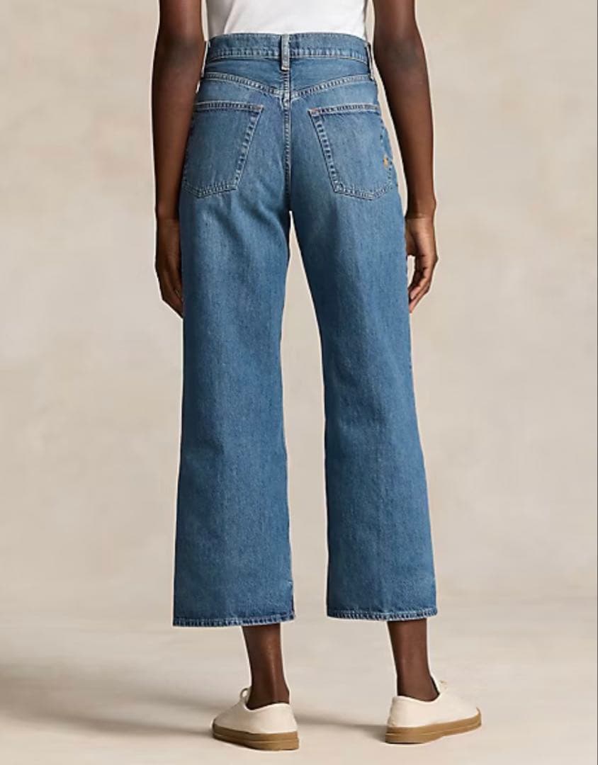 Polo Ralph Lauren ワイドレッグクロップドジーンズ