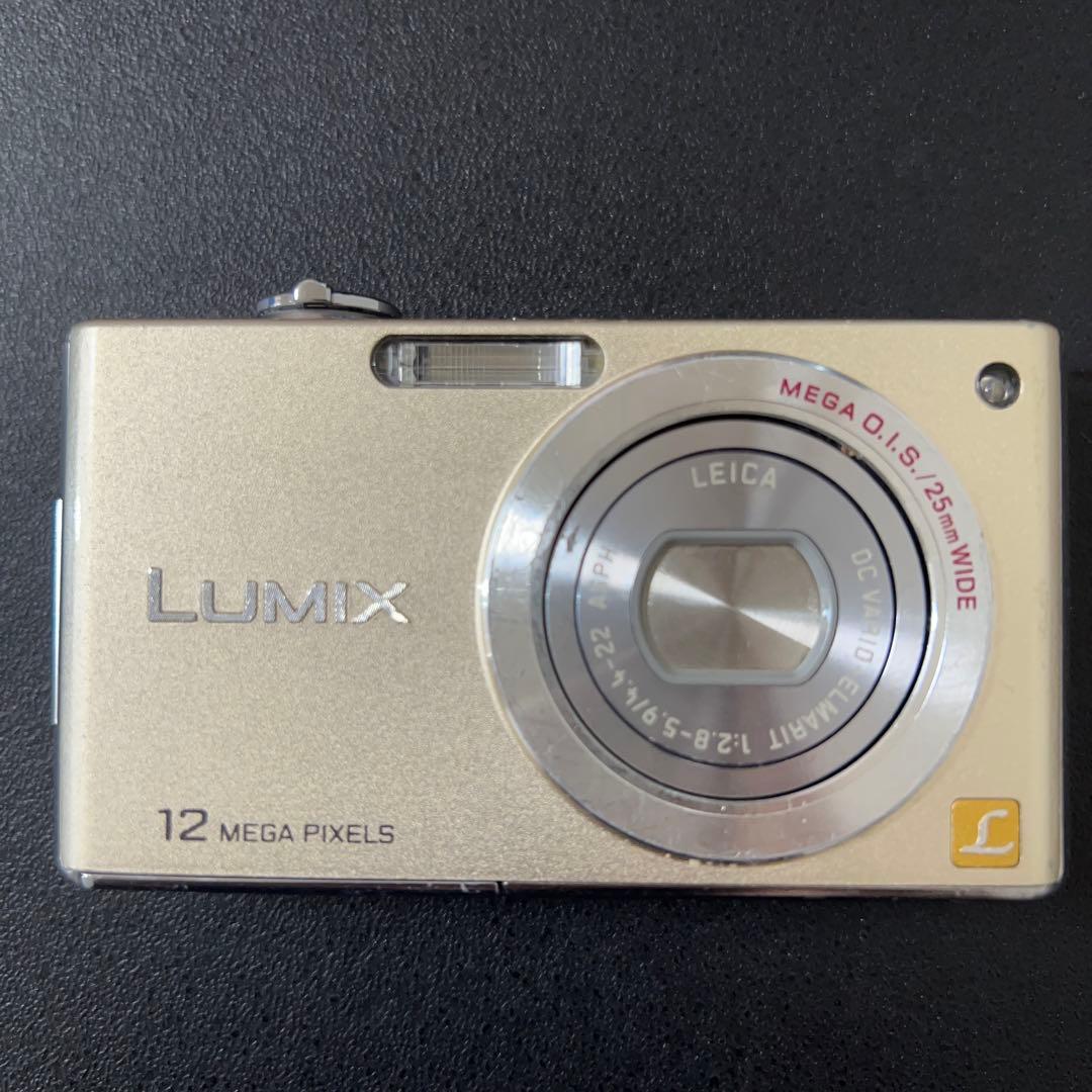 【動作品】 Panasonic LUMIX DMC-FX40 ゴールド コンデジ