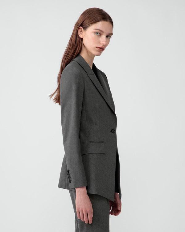 新品　セオリー　Traceable Wool ジャケット＆フレアパンツ　グレー