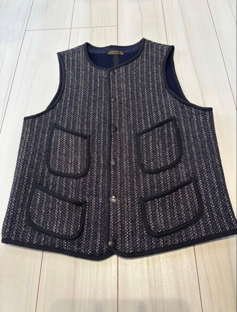 BROWN'S BEACH JACKET ストライプベスト ブラウンズビーチ
