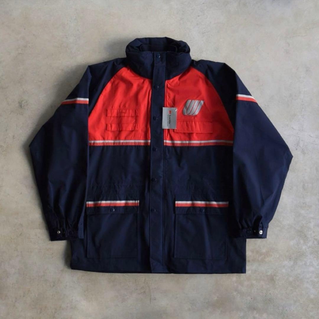 90s UNITED ユナイテッド航空 ナイロンジャケット 企業物 未使用 L