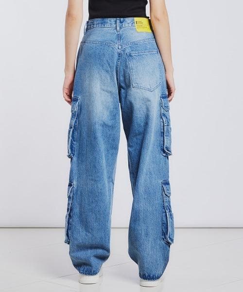 ダブルスタンダードクロージング デニムワイドカーゴパンツ サイズ36