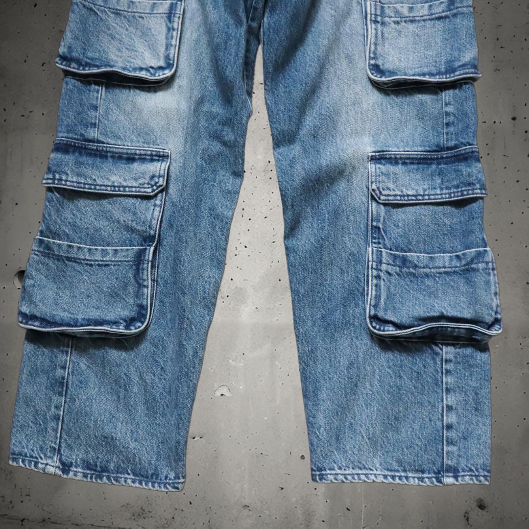 ダブルスタンダードクロージング デニムワイドカーゴパンツ サイズ36