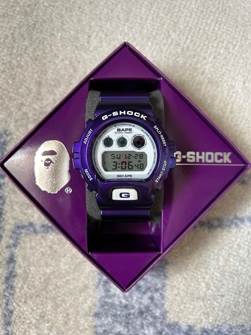 G-SHOCK BAPEコラボ パープル腕時計