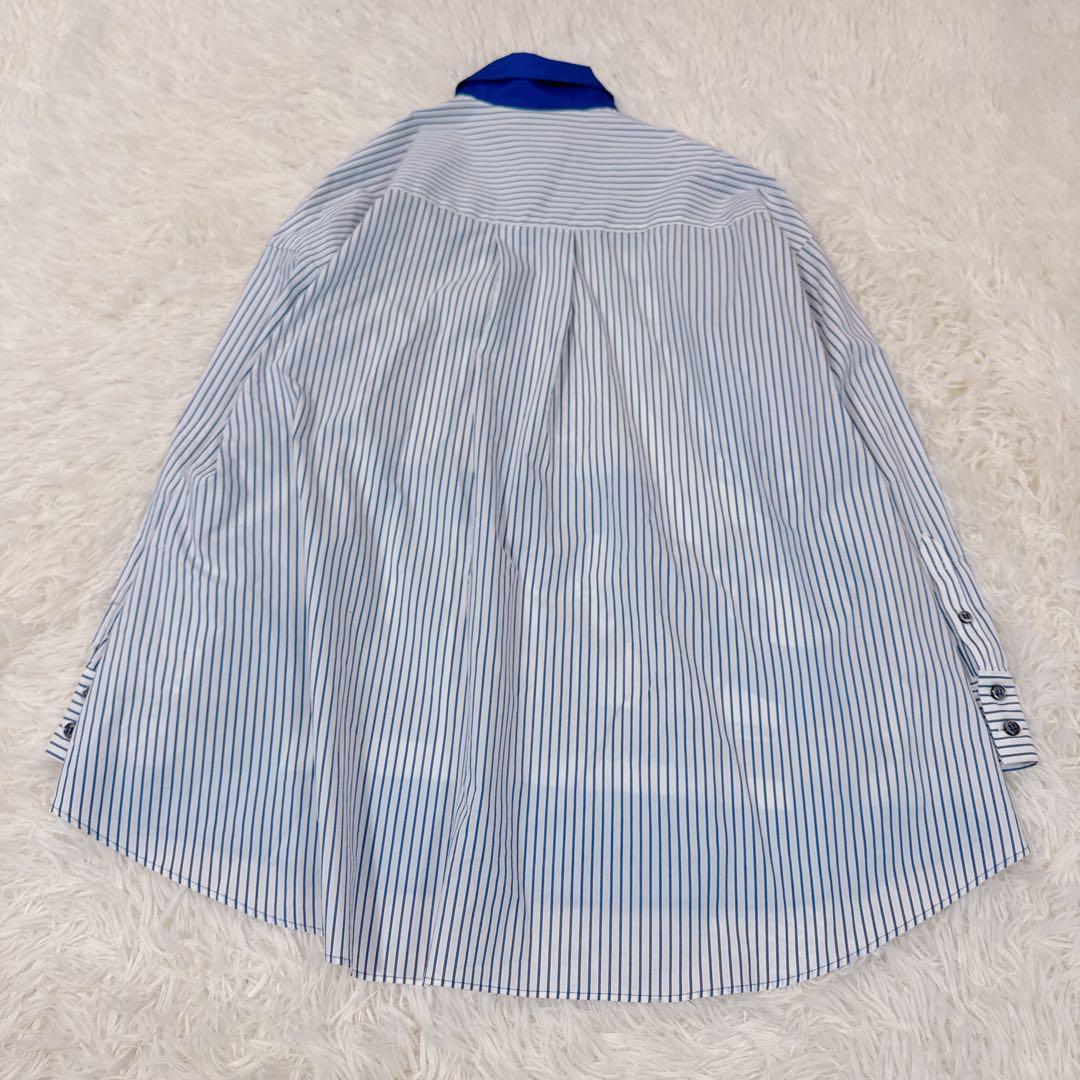 極美品　2023年モデル　グレースクラス スカーフ柄 ビッグシルエット シャツ