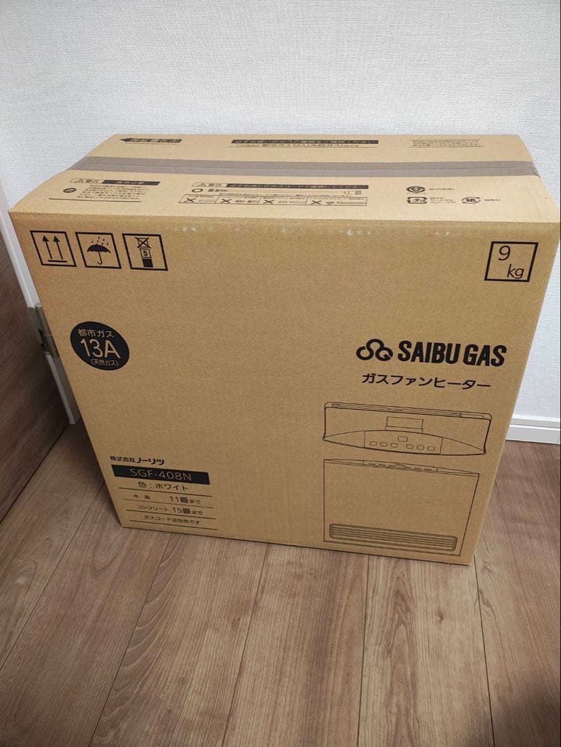 ガスファンヒーター SGF-408N 西部ガス NORITZ