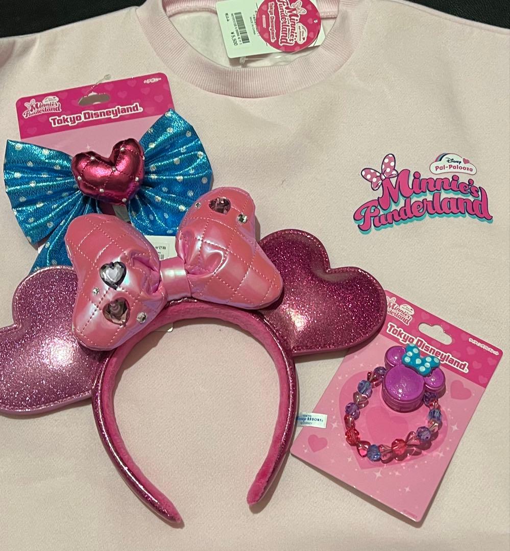 ディズニー パルパルーザ セット ミニー カチューシャ トレーナー 4点セット