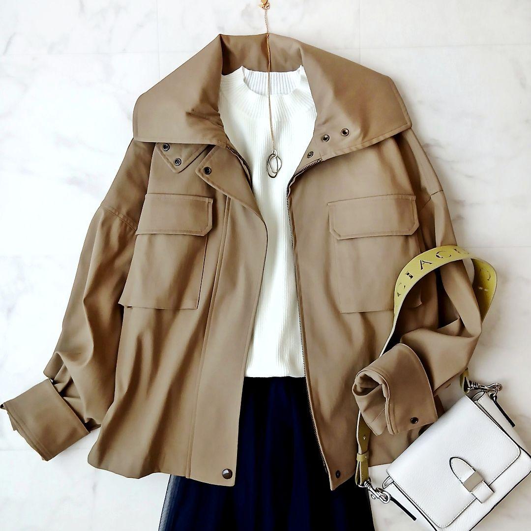 極美品 セオリー Essential Twill Belt Cargoジャケット