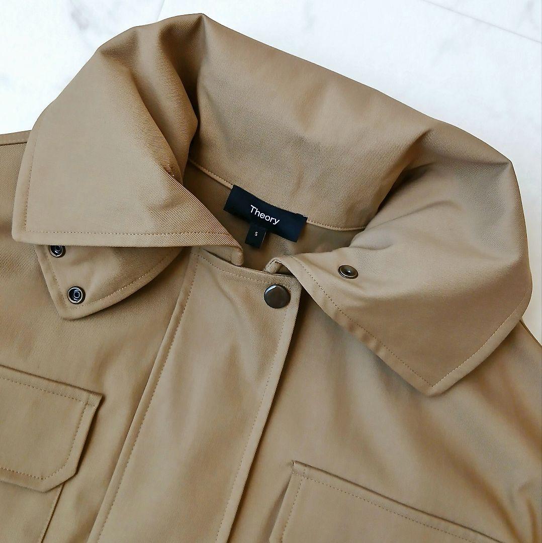 極美品 セオリー Essential Twill Belt Cargoジャケット