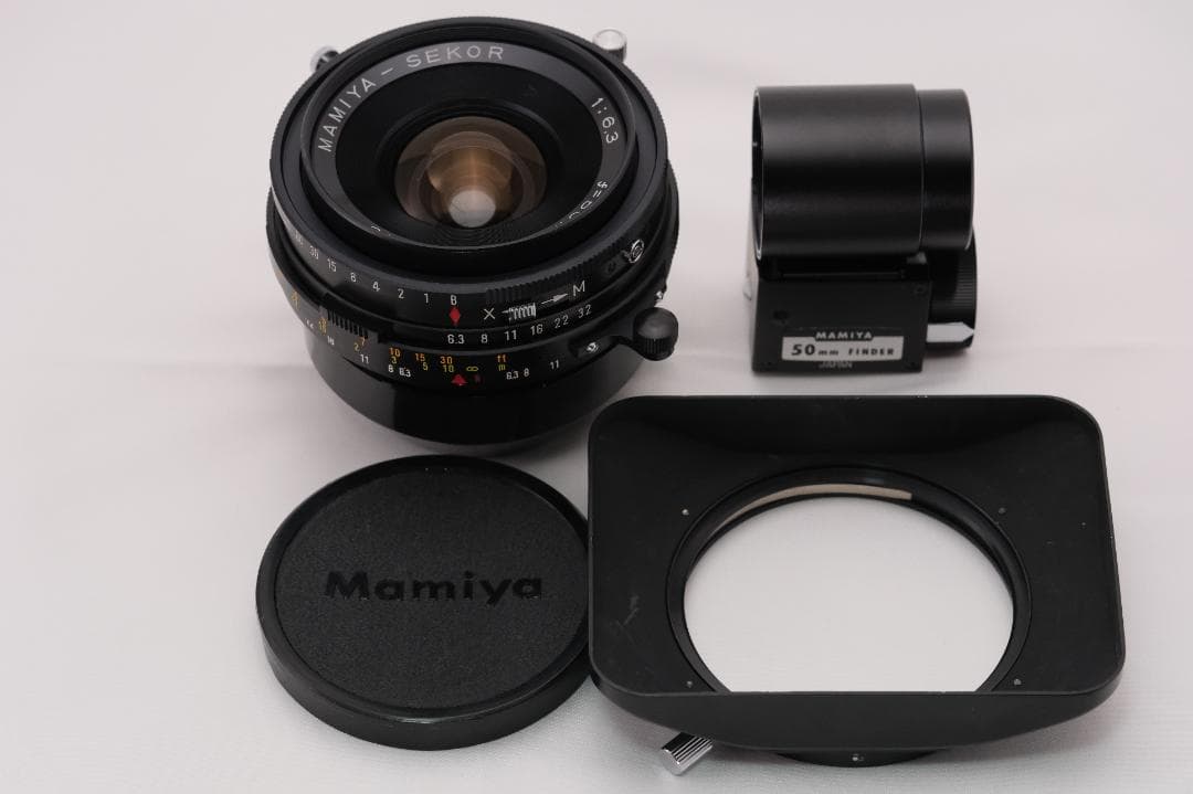マミヤプレス用 sekor 50mm f6.3 完動品 超広角22mm相当