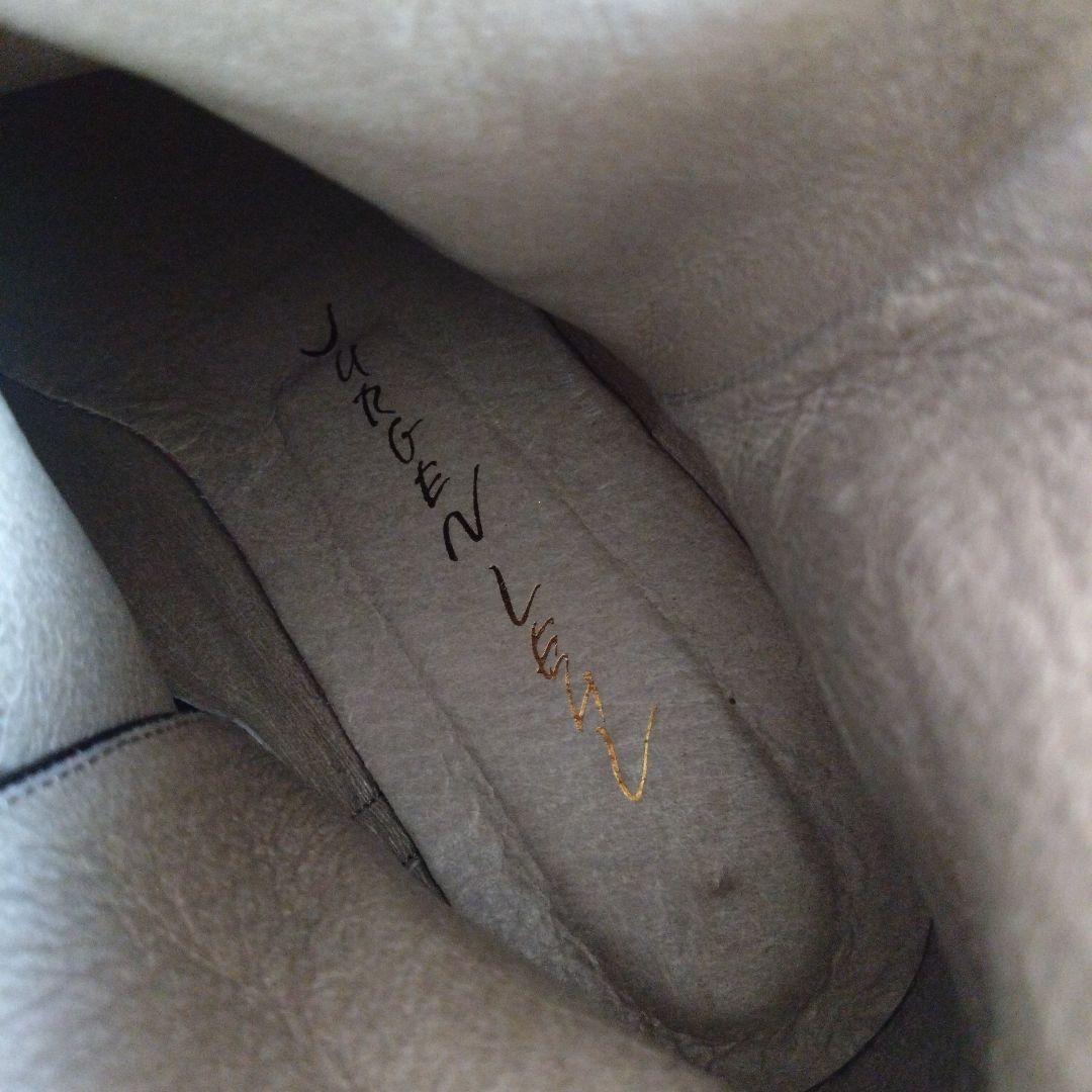 JURGEN LEHL ヨーガンレール　レザー　ショートブーツ　黒　23.5