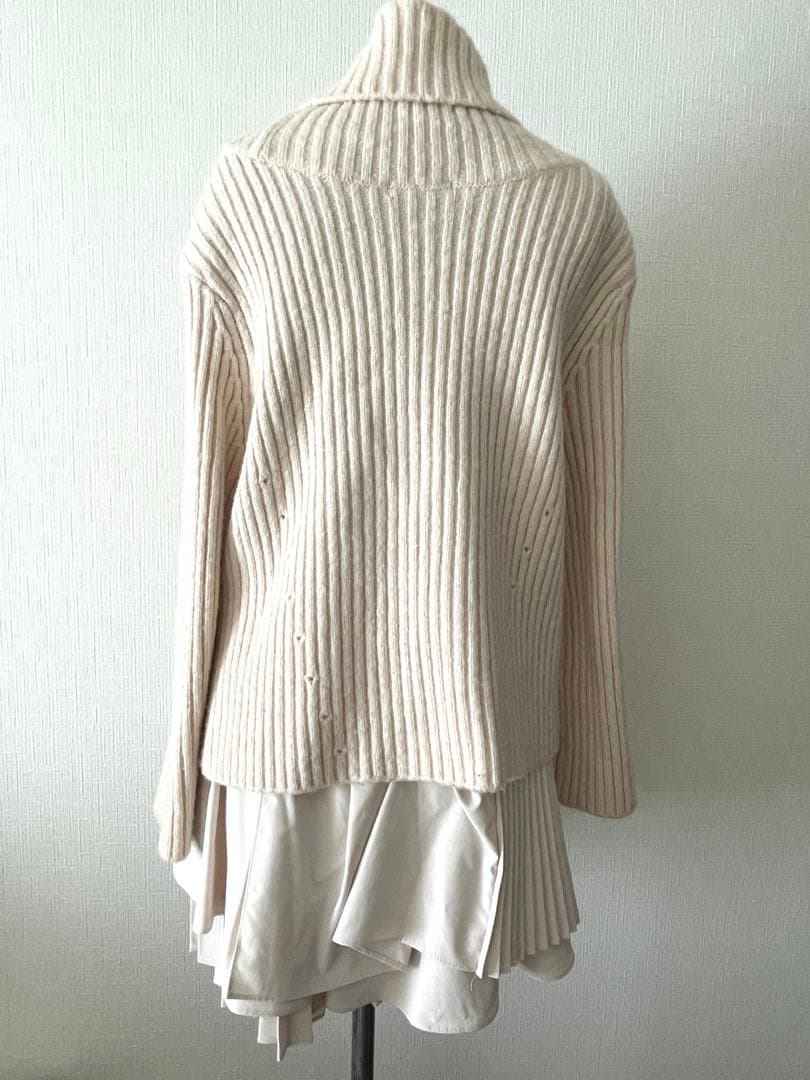 【今季最終値下げ】スナイデル　フリルコンビニットニットワンピース　石原さとみ