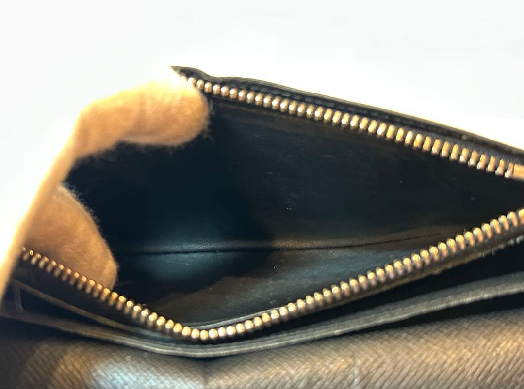 【美品】ルイヴィトン ダミエ・グラフィット ポルトフォイユブラザ 長財布