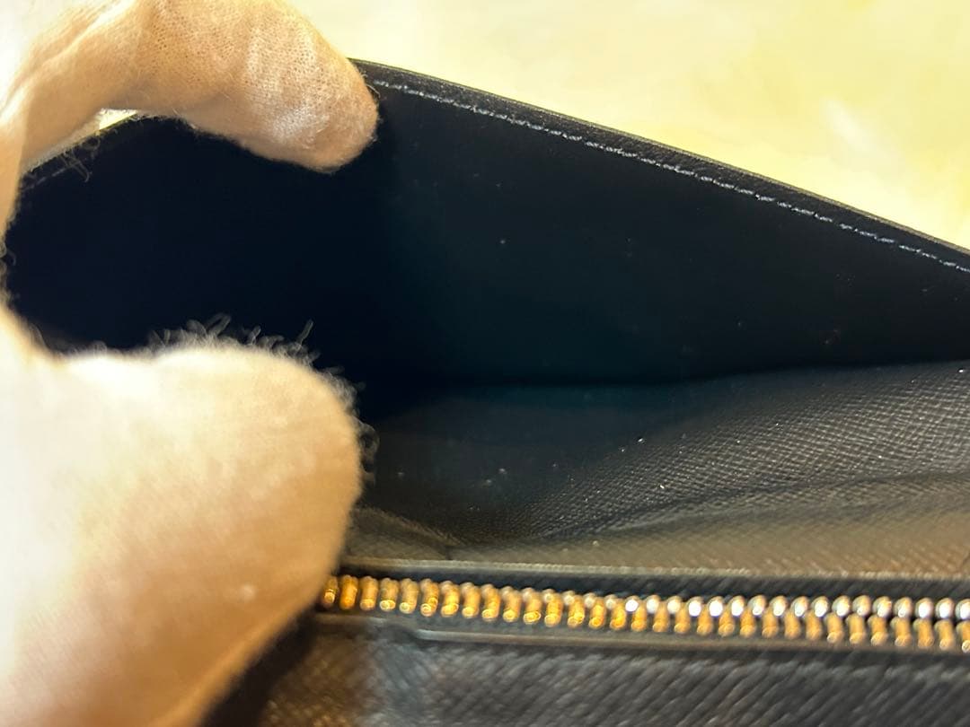 【美品】ルイヴィトン ダミエ・グラフィット ポルトフォイユブラザ 長財布