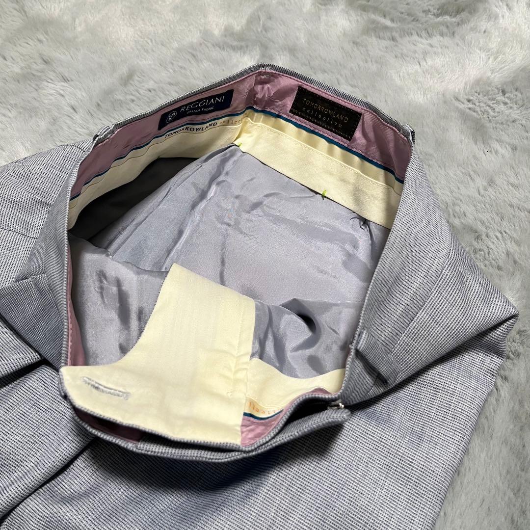 美品 トゥモローランド　スーツ　ノーカラー　ズボン　セットアップ