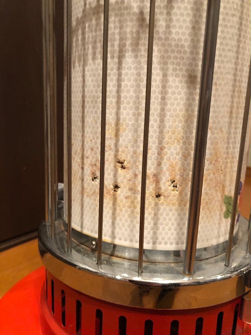 ホワイトエース W-65 1968年製　三星製作所　昭和　レトロ　花柄　対流型