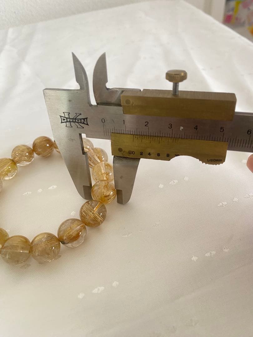 taka ) 5A級　天然　超大玉　タイチンルチルクオーツ ブレスレット