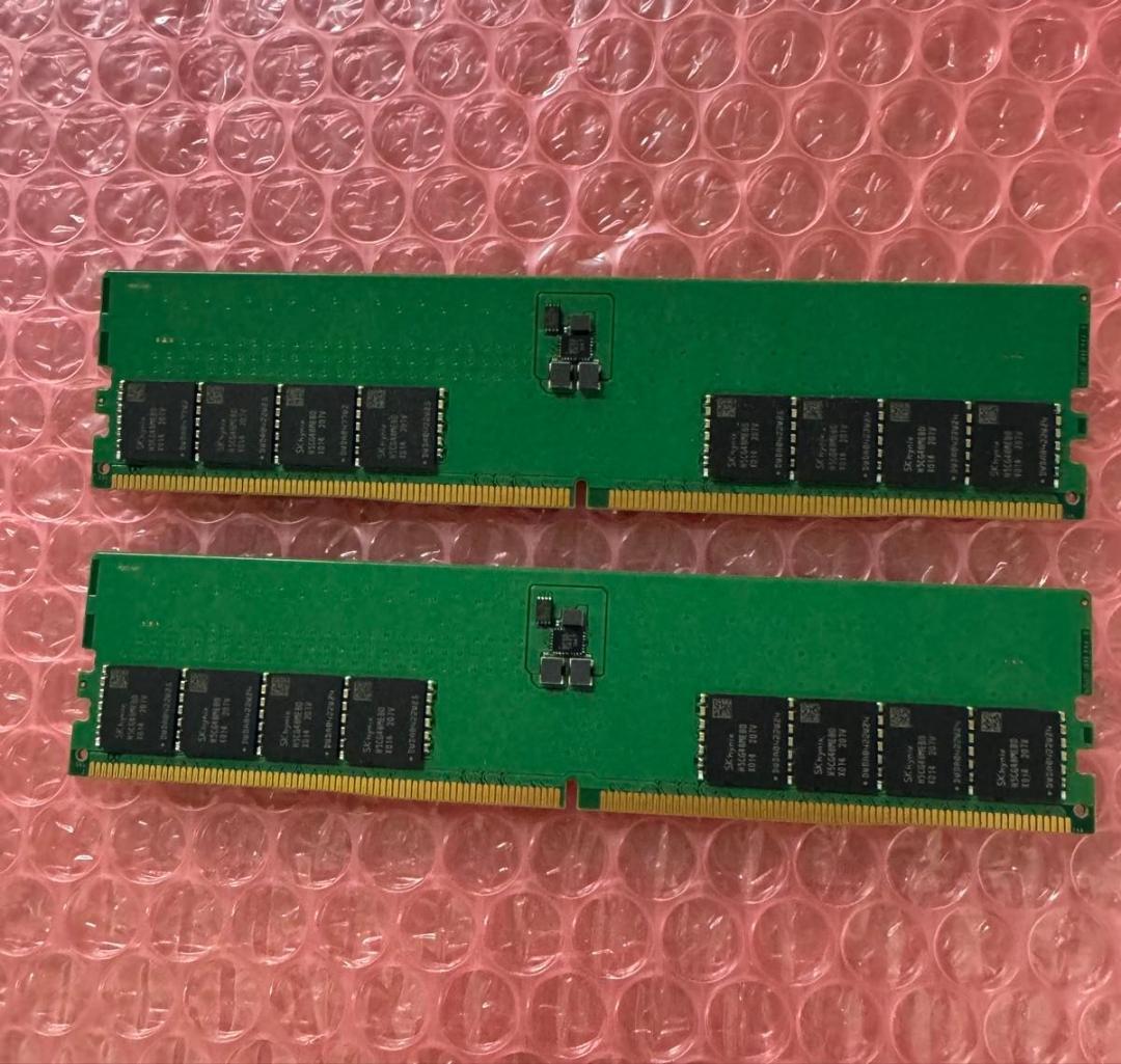 【SK Hynix M-die】 DDR5-4800 64GB(32GBx2)
